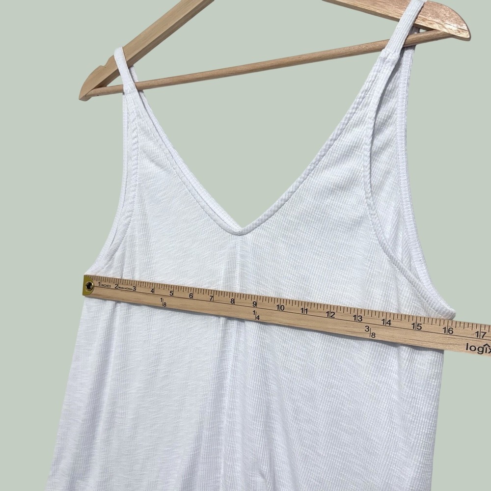 2 Intimately Free People Tops Women's M/L Black Stretch White Flowy Layering - Picture 8 of 11